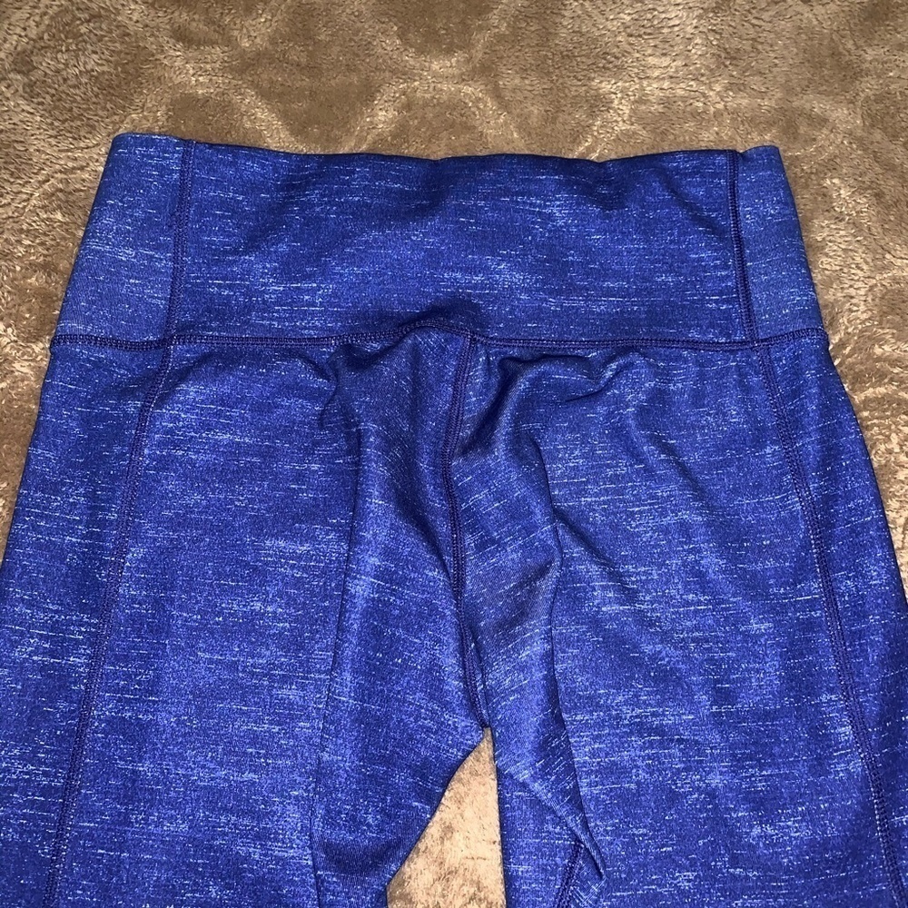 Adidas blue climalite capri leggings, Small - Picture 4 of 5